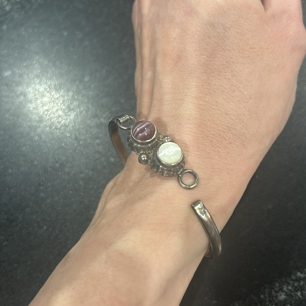 Mexico sterling silver bracelet - Picture 13 of 16